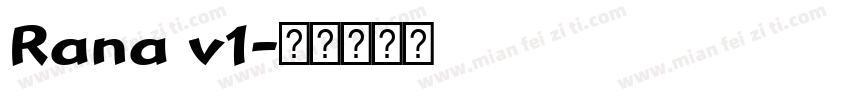 Rana v1字体转换